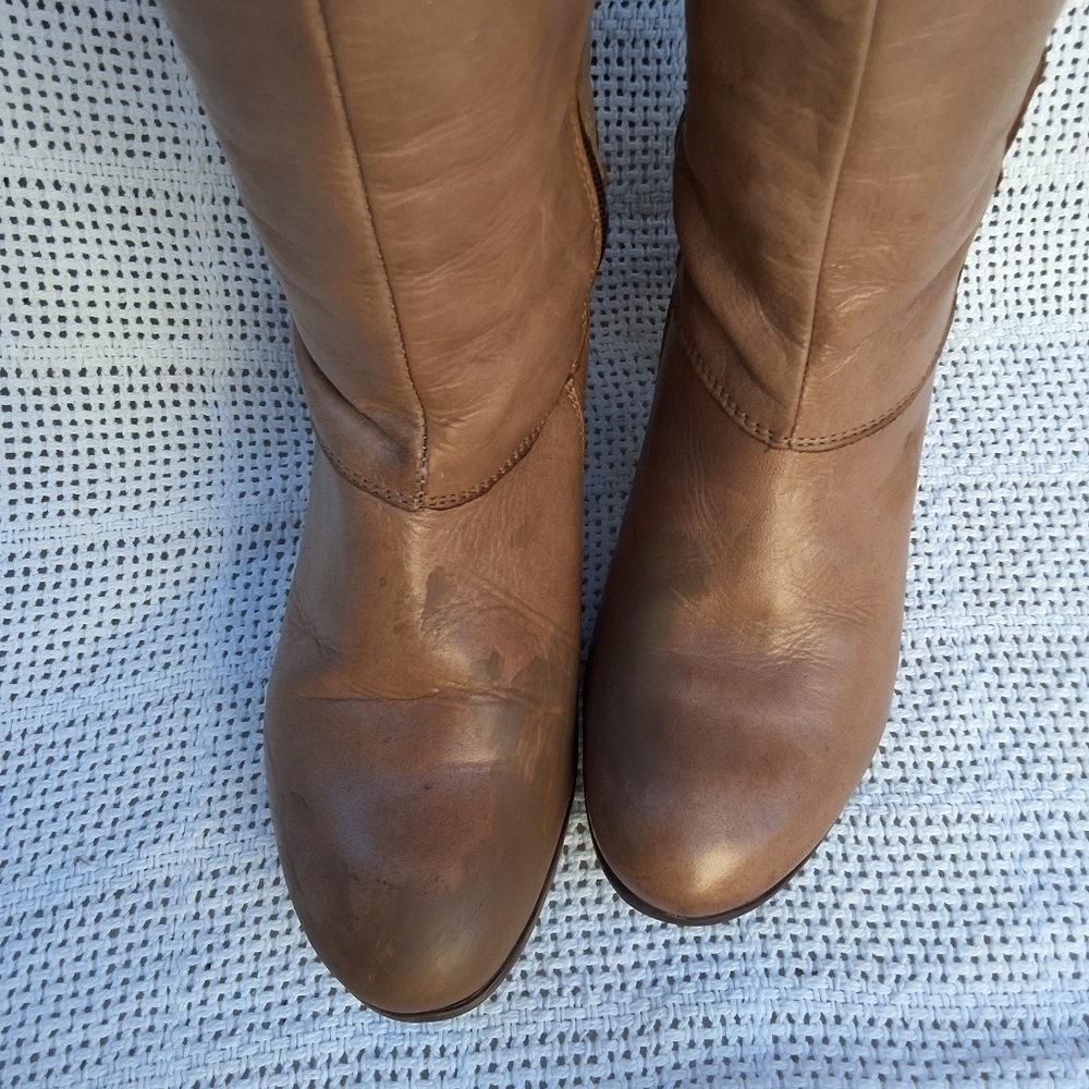 Eric Michael's Handcrafted leather boots 6.5- 7/37 - Picture 5 of 16